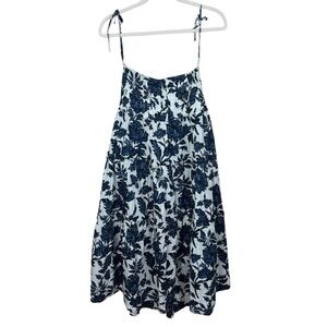 Super Natural By Secret Mission Ellie Blue Floral Tiered Skirt Size Large New